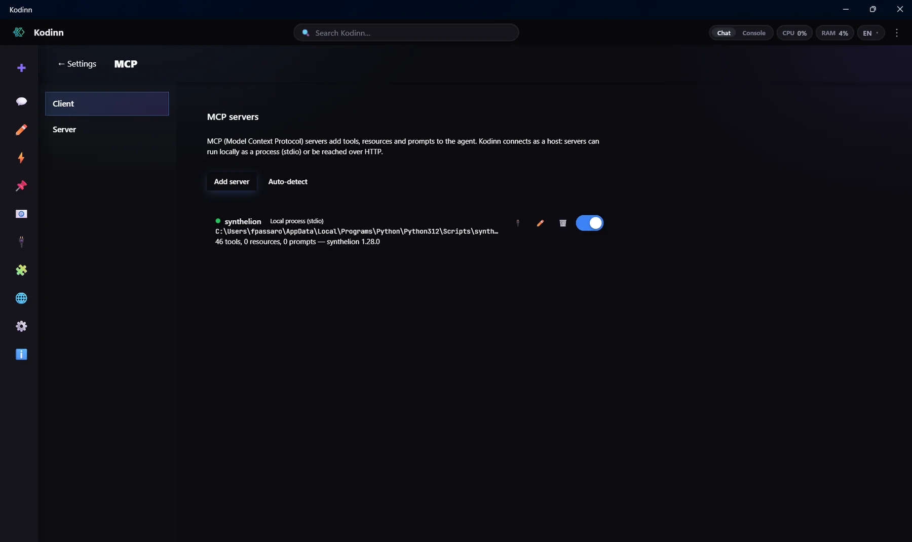 MCP client